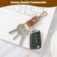 Load image into Gallery viewer, American Leather Goods - Genuine Leather Keychain, Small Keychain for Man and Women
