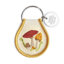 Load image into Gallery viewer, Three Potato Four - Patch Keychain - Mushroom Field