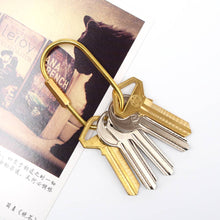 Load image into Gallery viewer, Real Sic - Brass Keyring -Key Fob/Keychain With Screw Closure
