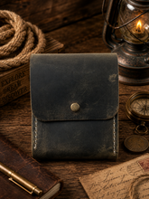 Load image into Gallery viewer, American Leather Goods - Leather Playing Card Case Holder, Poker Card Case Cover