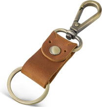 Load image into Gallery viewer, American Leather Goods - Genuine Leather Keychain, Small Keychain for Man and Women