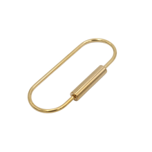 Load image into Gallery viewer, Real Sic - Brass Keyring -Key Fob/Keychain With Screw Closure