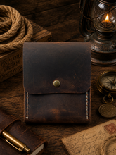 Load image into Gallery viewer, American Leather Goods - Leather Playing Card Case Holder, Poker Card Case Cover