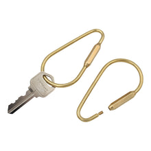 Load image into Gallery viewer, Real Sic - Brass Keyring -Key Fob/Keychain With Screw Closure