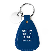 Load image into Gallery viewer, Three Potato Four - 3P4 x Peanuts® - Snoopy Fisherman Saddle Keychain