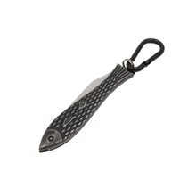 Load image into Gallery viewer, Real Sic - Pocket Fish Knife Keychain - 3.5 Inches