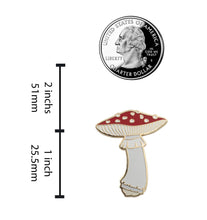 Load image into Gallery viewer, Real Sic - Mushroom Pin - Amanita Muscaria Enamel lapel Pin Shroom Pins