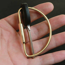 Load image into Gallery viewer, Real Sic - Brass Keyring -Key Fob/Keychain With Screw Closure