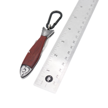 Load image into Gallery viewer, Real Sic - Pocket Fish Knife Keychain - 3.5 Inches