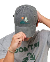 Load image into Gallery viewer, Keep Nature Wild - Lone Pine Dad Hat | Faded Black