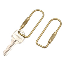 Load image into Gallery viewer, Real Sic - Brass Keyring -Key Fob/Keychain With Screw Closure