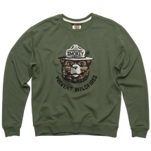 Load image into Gallery viewer, Smokey Retro Unisex Sweatshirt - Conifer