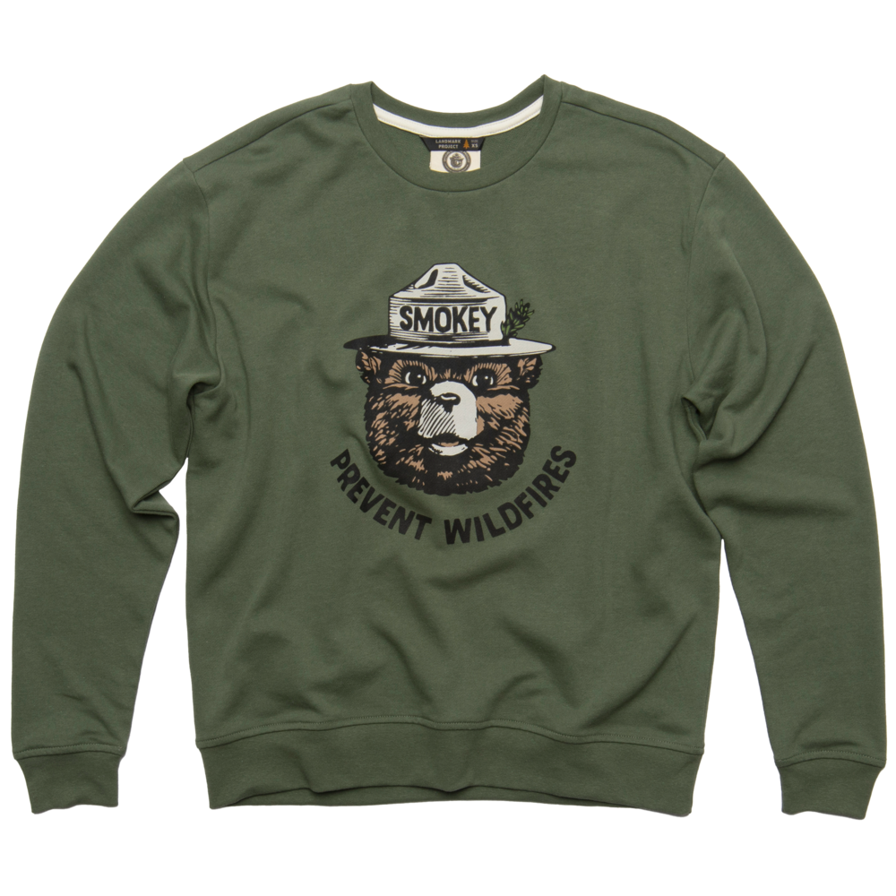 Smokey Retro Unisex Sweatshirt - Conifer