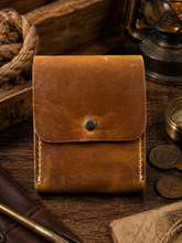 Load image into Gallery viewer, American Leather Goods - Leather Playing Card Case Holder, Poker Card Case Cover