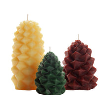 Load image into Gallery viewer, Big Dipper Wax Works - Pinecone Candles – 100% Pure Beeswax – 3 Sizes Available