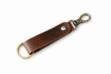 Load image into Gallery viewer, American Leather Goods - Genuine Leather Keychain, Keychain RIng, Handmade Key Tag