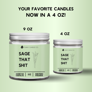 Funny Candles - Les Creme - Sage That Sh*t Candle 4oz