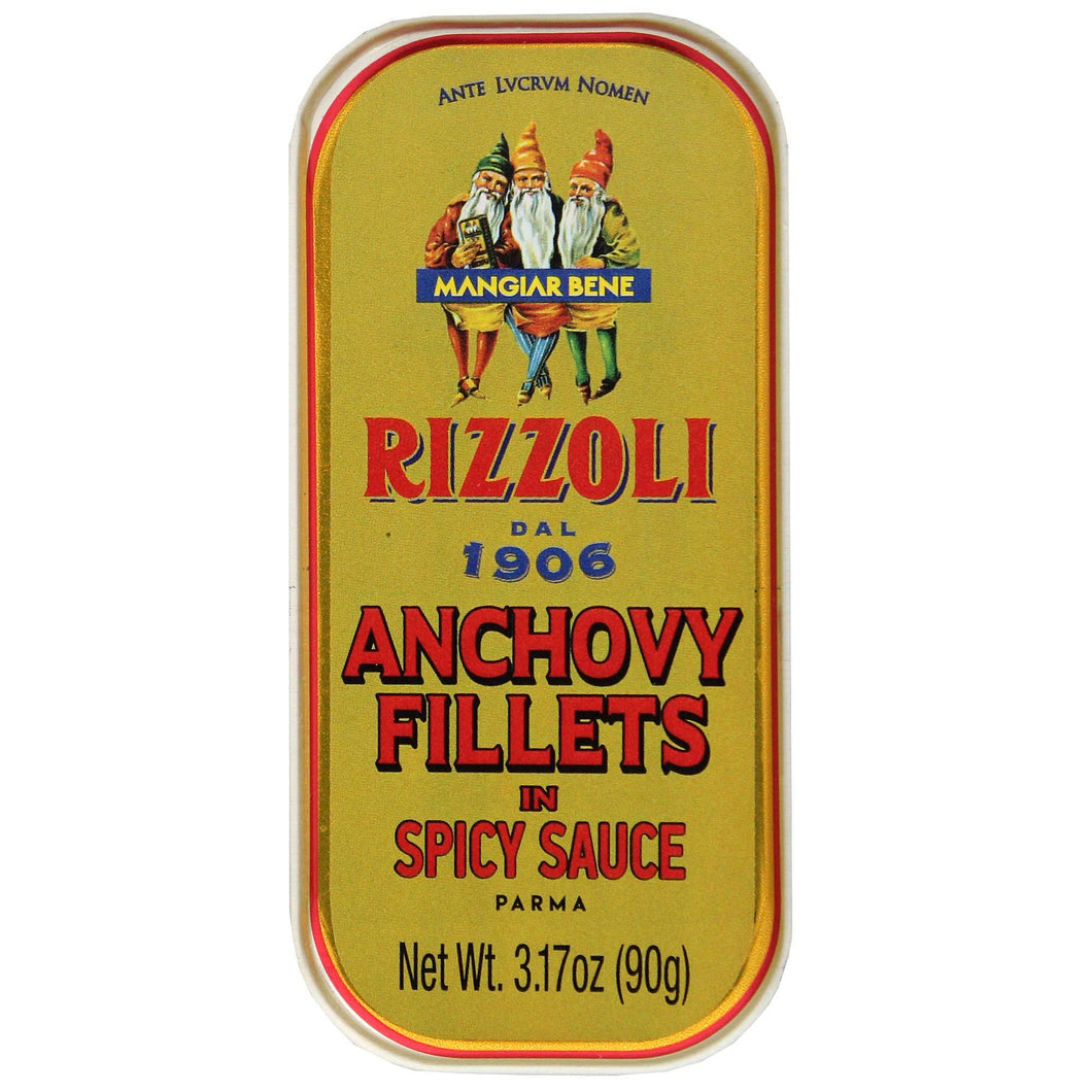 M5 Corporation - Anchovy Fillets in Spicy Sauce - tin - 3.17oz (90gm)