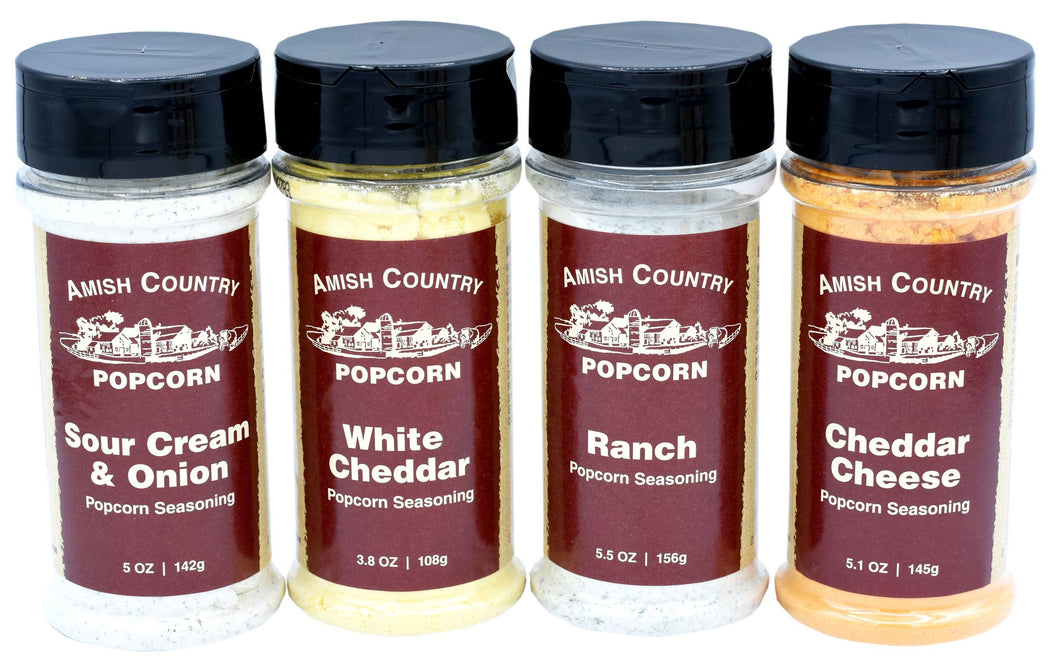 Amish Country Popcorn - 12 Pack Mix Case of Seasonings (Original Seasonings)