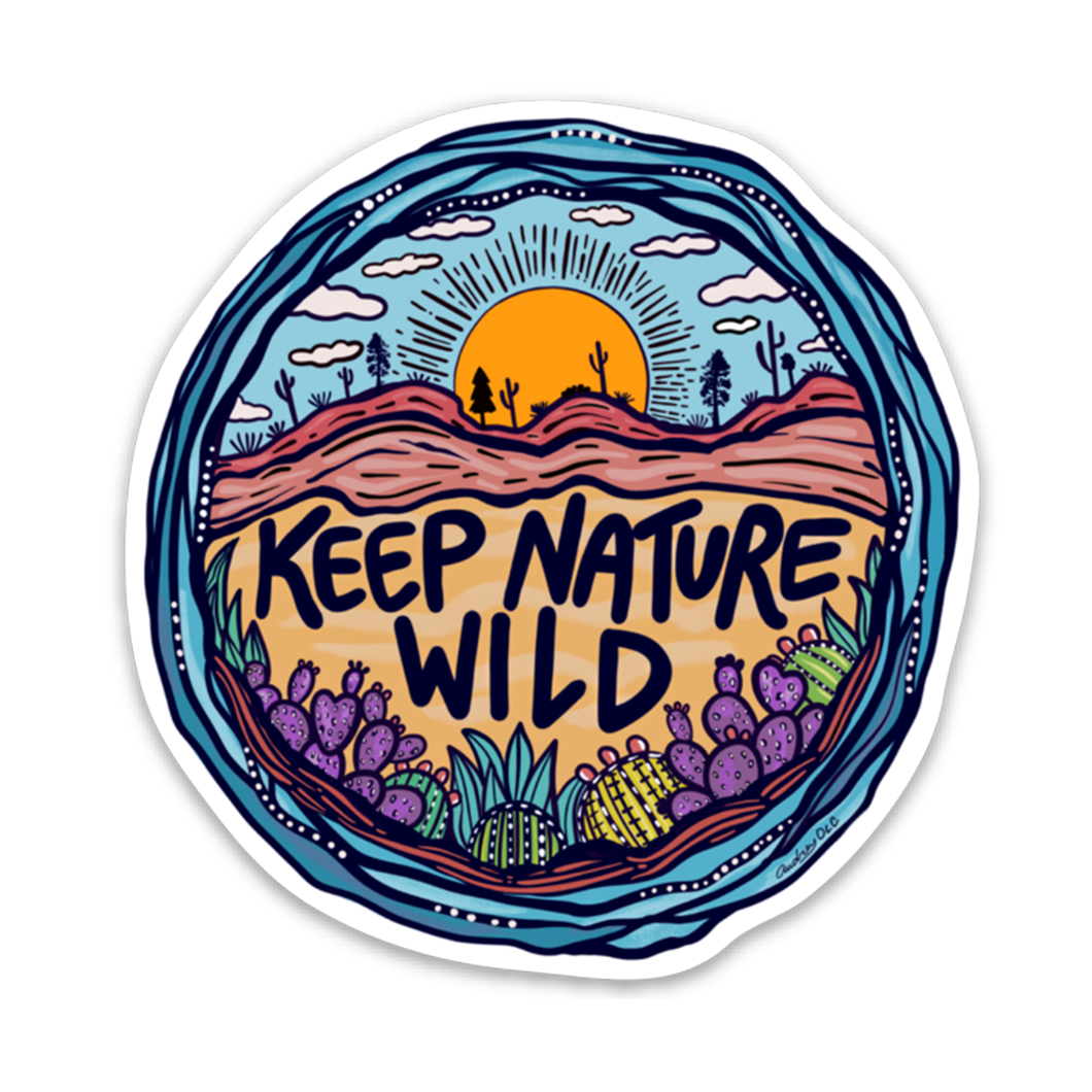 Keep Nature Wild - Wild Earth Sticker