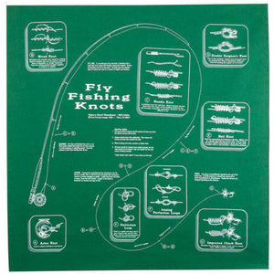 One Bay Distribution - Printed Image Fly Fishing Knots Bandanna