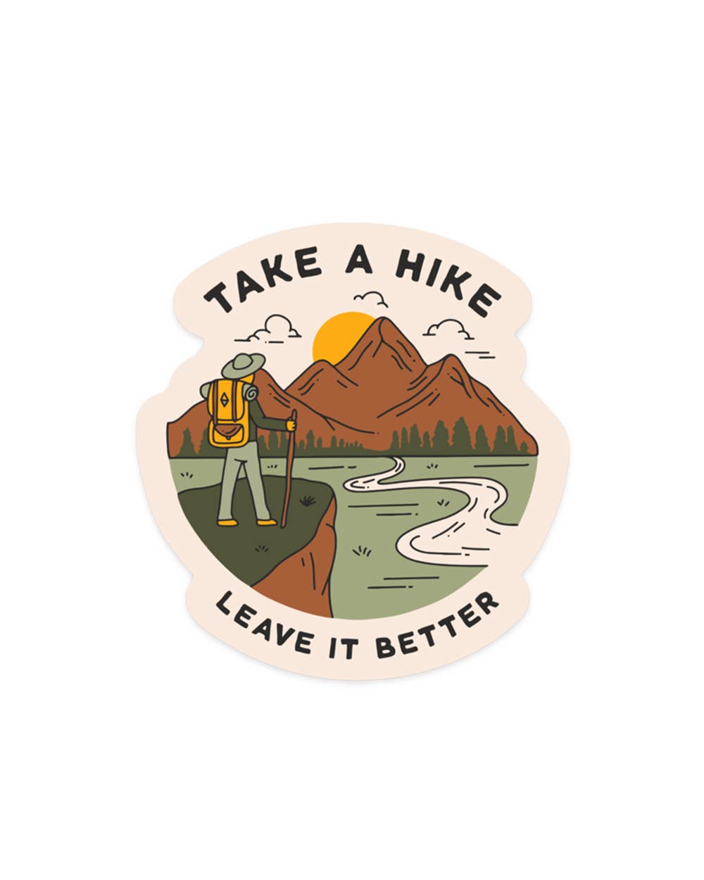 Keep Nature Wild - Take A Hike | Sticker