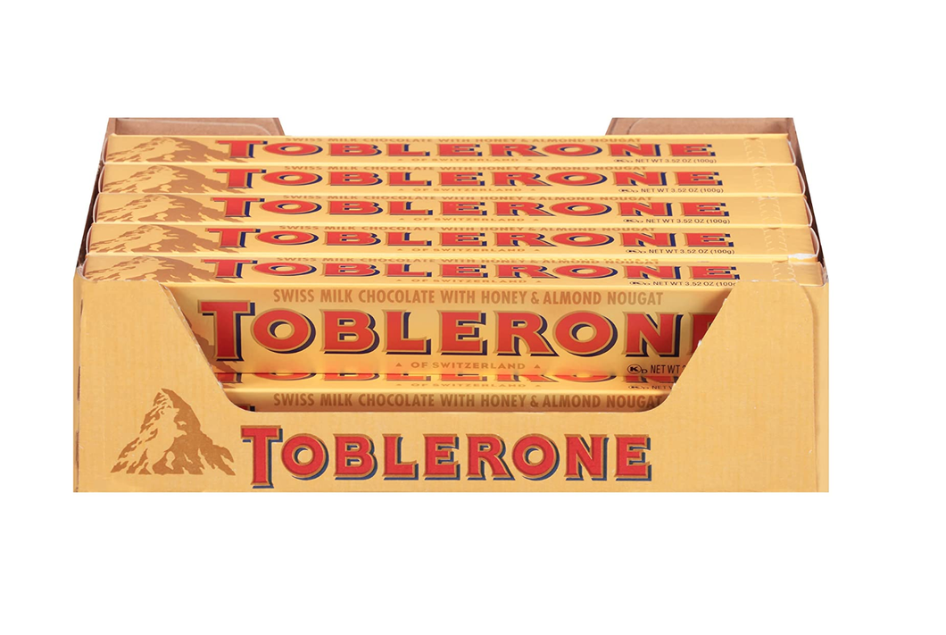 California Organic Imports - Toblerone Swiss Milk Chocolate 100g