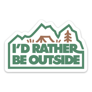 Keep Nature Wild - I'd Rather Be Outside | Forest Sticker