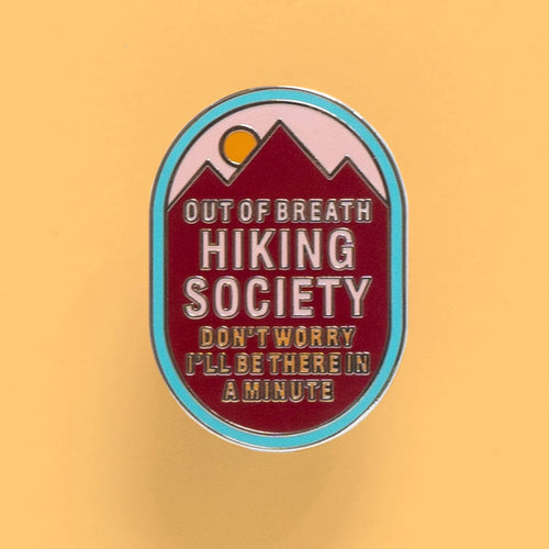 The Outer Sunset - The Out of Breath Hiking Society Enamel Pin