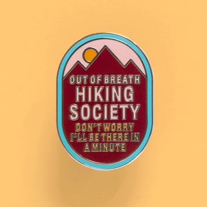 The Outer Sunset - The Out of Breath Hiking Society Enamel Pin