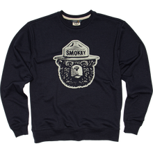 Load image into Gallery viewer, The Landmark Project - Smokey Logo Crewneck Sweatshirt: S / Navy