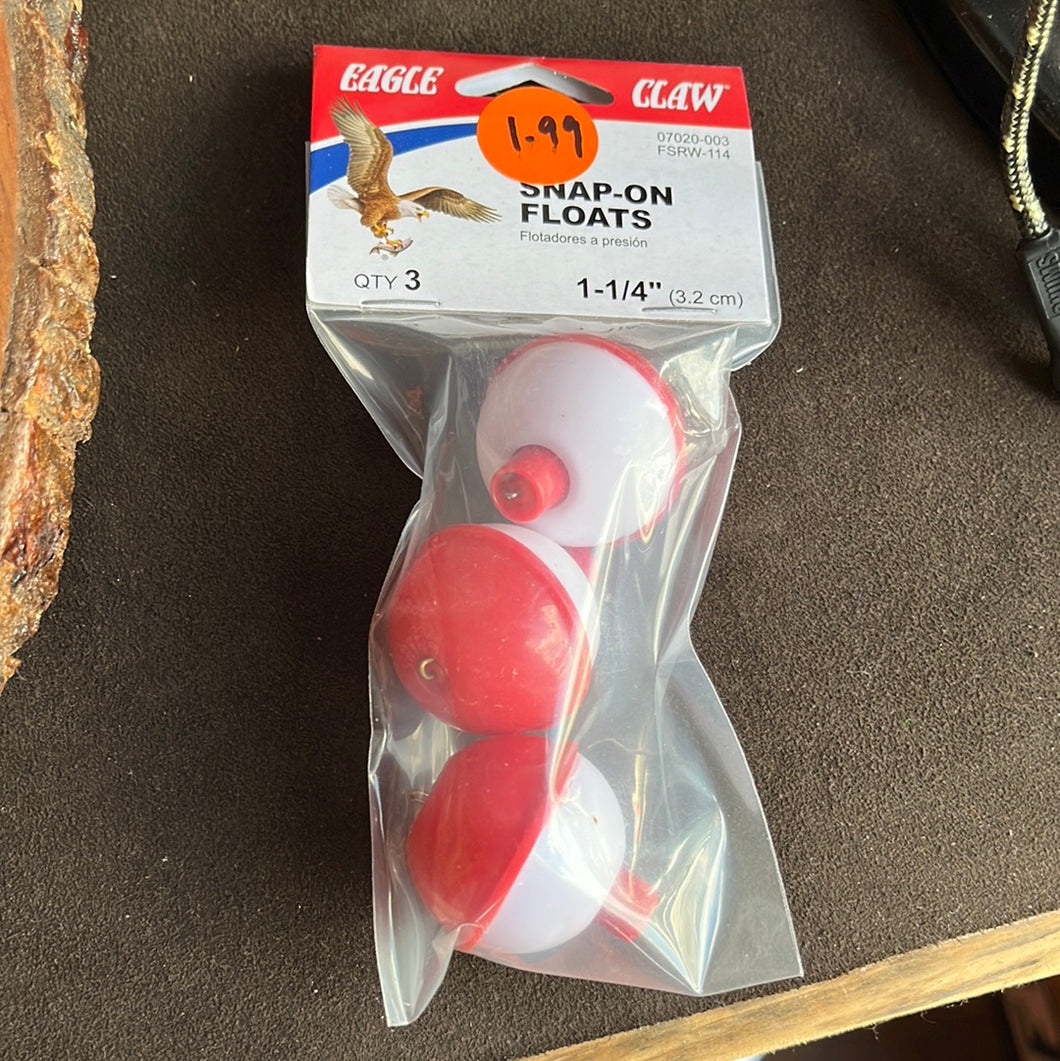 Eagle Claw Floats